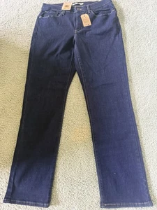 NWT Levi Strauss Womens Classic Straight Denim Blue Jeans Size 10 Medium 30X32 - Picture 1 of 14
