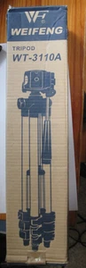Weifeng WT-3110A Tripod NEW OLD STOCK IN ORIGINAL BOX W/CARRY BAG - Picture 1 of 4