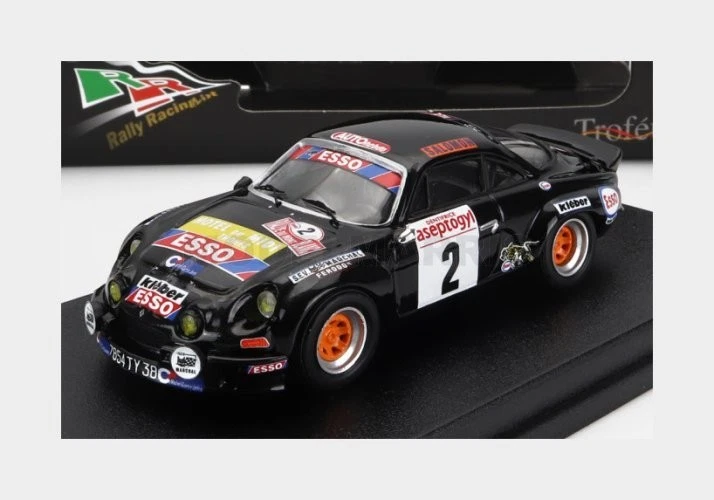 TROFEU TRRFR61 RENAULT - ALPINE A110 ESSO N 2 WINNER RALLY MONT-BLANC 1976 B.SAB - Immagine 1 di 2