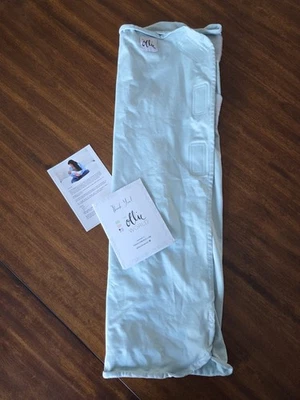 The Ollie Swaddle Blanket Sky Blue One Size Adjustable Safe Sleep Lightweight - Image 1 of 4