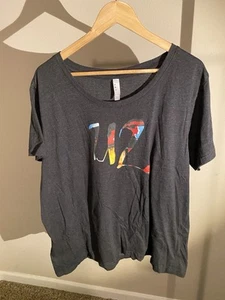 Live and Tell L.A.T U2 T Shirt Gray Print Size 3 - Picture 1 of 5
