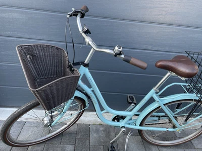 Damen-Citybike Excelsior Swan Retro, 26 Zoll, lightblue - Bild 1 von 4