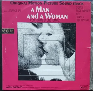 Francis Lai – A Man And A Woman - 1967 LP record excellent, cover G+ - Picture 1 of 3