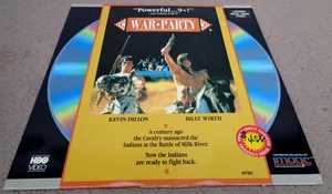 WAR PARTY (1988) LASERDISC KEVIN DILLON (IMAGE ENT) TESTED VGC HTF - Bild 1 von 4
