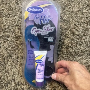 Womens Dr. Scholls For Her Insoles Comfort Gel Open Shoe Sz 6-10 UltraThin - Picture 1 of 4