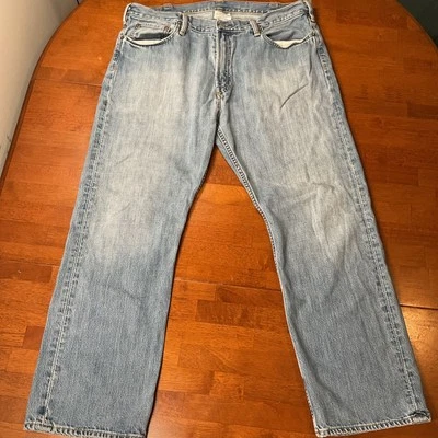 Vintage Ralph Lauren Polo Jeans Mens 38 Blue Relaxed Straight Fit 90s Light Wash - Image 1 of 4
