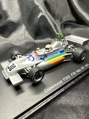 Spark S3935 1/43 Copersucar FD02 #30 Italy  GP 1975  Arturo Merzario  Rare USA - Image 1 of 4