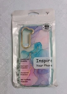 New Turquiase Samsung Galaxy S23 Case Blue Marble New(A7) - Picture 1 of 6