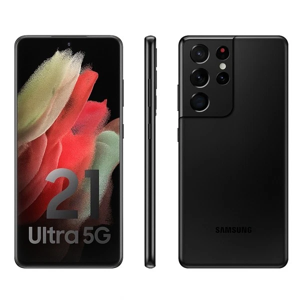 Samsung Galaxy S21 Ultra 5G 128GB SM-G998B Black Schwarz guter Zustand - Bild 1 von 1