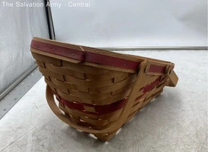 Longaberger Woven 1991 Christmas Collection Yuletide Traditions Storage Basket - Picture 1 of 6