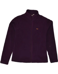 FILA Womens Fleece Jacket UK 14 Large Purple Polyester IQ05 - Picture 1 of 4