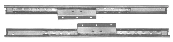 Guida prolunga tavolo 2 pezzi. Allungabile art. 1530 da 60 cm - Immagine 1 di 1