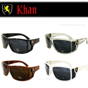 Nuevas gafas de sol deportivas de moda para hombre Biker Full Large Side Protection Black Shades - Imagen 1 de 5