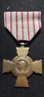 U9F)  Belle médaille croix du combattant guerre 1914 1918 French medal n°7