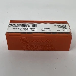 GE NUEVO EXCEDENTE 10 PIEZAS. CARBOLOY TNMG 433E48 GRADO: 883 INSERTOS DE CARBURO - Imagen 1 de 6