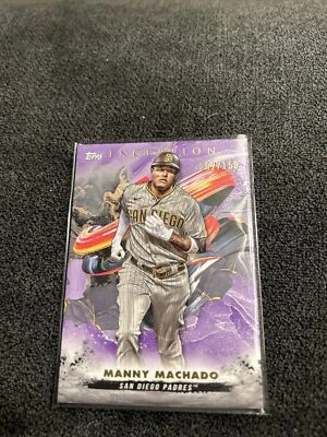 2023 Topps Inception Manny Machado Purple /150  Parallel San Diego Padres - Image 1 of 2