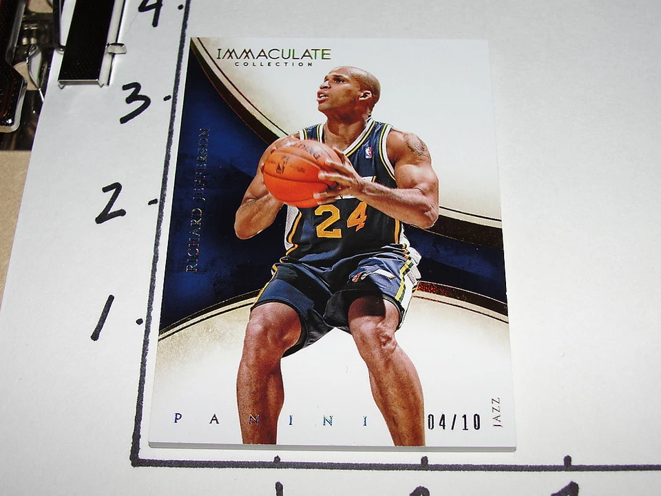 2013-14 Panini Immaculate RICHARD JEFFERSON #79 Gold SP/10 Utah JAZZ - MAVERICKS - Image 1 of 1