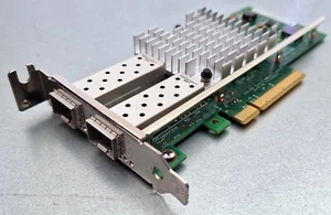 Dell Intel X520-DA2 Dual Port 10Gb SFP+ Network Card Half Height (942V6) - Afbeelding 1 van 3
