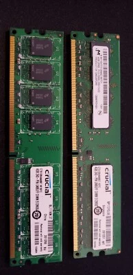Crucial CT51264AA667 M16FC 8GB (4 x 2) DDR2 PC2-5300 Non-ECC Desktop 8GB RAM  - Image 1 of 4