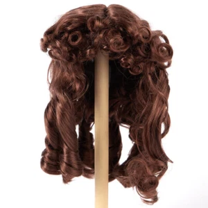 Monique Chestnut Brown Synthetic Mohair Breanna Curly 12"-13" Doll Wig - Picture 1 of 4