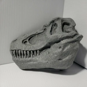 Reptile Snake Animal Cage Decor T-Rex Dinosaur Skull Vision Plastic Basking Hide - Picture 1 of 8