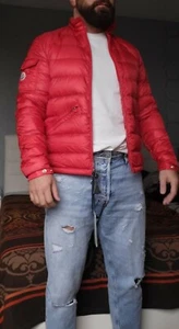 Moncler Daunenjacke herren Gr. 3 Rot Herren - Bild 1 von 6