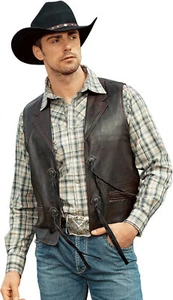 GILETS-country-western-ref:BONANZA-Stars-Stripes- - Imagen 1 de 3