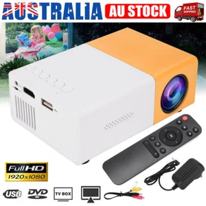 Mini Projector LED 1080P Home Cinema Portable Pocket Projector Party Theater AU - Picture 1 of 17