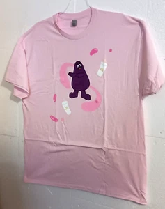 McDonalds Restaurants The Grimace Birthday Milk Shake T-Shirt New NOS Sz XL - Picture 1 of 3