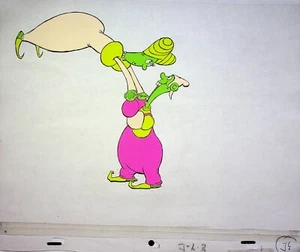 Intergalaktische Thanksgiving-Produktion Animation handbemalt Cel CBC Fernseher - Bild 1 von 2