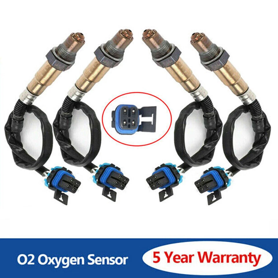 Sensor de oxigênio 4 peças para 2012-16 Buick Enclave & Chevrolet Traverse & GMC Acadia 3.6L - Imagem 1 de 4
