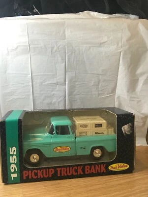 Ertl 1955 Chevy Pickup Truck Bank True Value New in the box great for Gift - Image 1 of 4