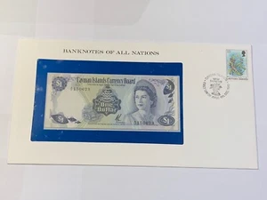 Billete Y Sobre Islas Caimán 1 Dólar 1971 Nuevo + Ficha (102-18/A0-93) - Bild 1 von 3