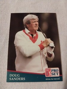 1991 DOUG SANDERS PRO SET PGA GOLF CARD #198 