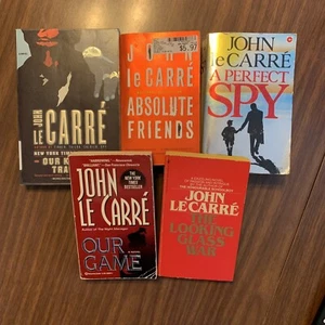 Bundle: (5) John le Carre Novels - Our Kind of Traitor, Our Game, Perfect Spy... - Imagen 1 de 12