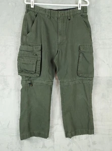 Boy Scouts America Mens Pants Green 31 x 25 Convertible Uniform Cargo Classic - Picture 1 of 8