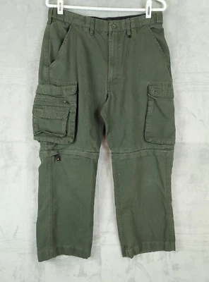 Boy Scouts America Mens Pants Green 31 x 25 Convertible Uniform Cargo Classic - Image 1 of 4