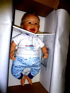 ASHTON DRAKE/LINDA MURRAY VINYL 20 INCH "LITTLE SKIPPER" WITH COA & PACIFIER - Picture 1 of 11