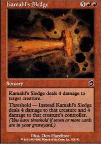 Torment - Kamahl's Sledge - Foil - Image 1 of 1