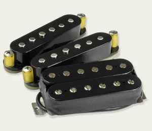 Tonerider HSS1 SET 'Alnico II' HSS Strat 2-Single Coil & 1-Hum Pickup set Black - Picture 1 of 2