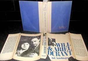 Will Durant + Ariel Durant A Dual Autobiography HISTORY Historians 1st Ed illus - Picture 1 of 1