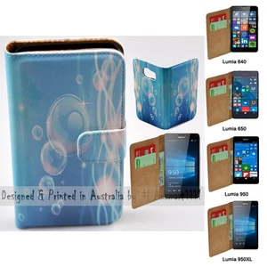 For HMD Series - Float Bubble Print Theme Wallet Mobile Phone Case Cover - Imagen 1 de 3