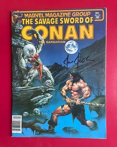 SAVAGE SWORD OF CONAN THE BARBARIAN #64 (VF+) SIGNED JOE JUSKO Marvel 1981 - Picture 1 of 5