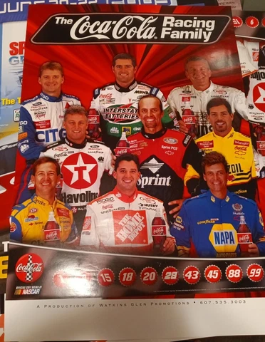 The Coca-Cola Racing Family Official Poster Nascar Cover