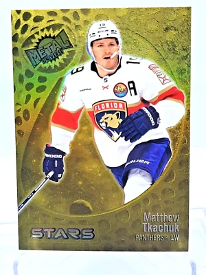 2022-23 Skybox Metal Universe Matthew Tkachuk GOLD Spectrum FX #148 - Image 1 of 2