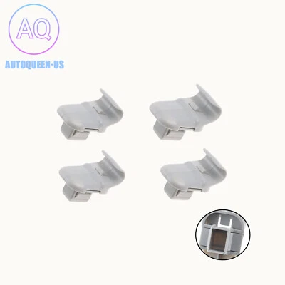 4X Sun Visor Retainer Clip Holder Grey for 2010-2015 Mazda 2 3 5 CX-7 CX-9 - Image 1 of 4