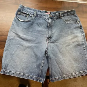 Joe Marlin Shorts Denim Blue Jean Med. Wash High Rise Mens Size 38 38x9 - Picture 1 of 9