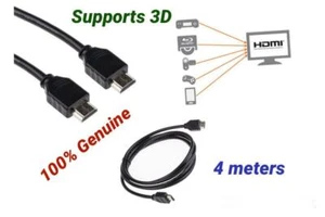 Power Plus High Speed HDMI auf HDMI Kabel Kabel 4 Meter unterstützt 3D 2160P PS4 SKY - Bild 1 von 4