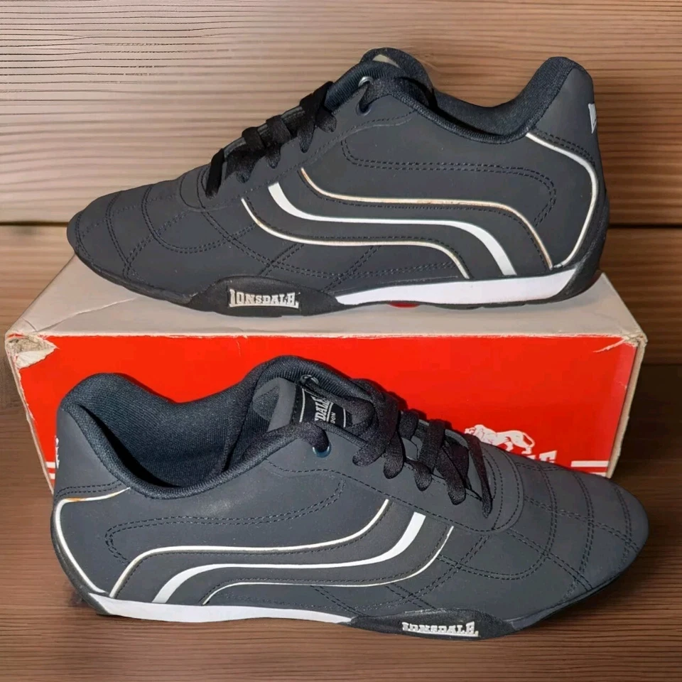 LONSDALE CAMDEN SHOES SNEAKERS NAVY BLUE MEN'S SIZE 10.5 - Image 1 of 4