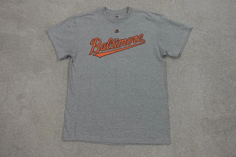 Baltimore Orioles Manny Machado Shirt Adult Large Gray MLB Baseball #13 Men's Cover